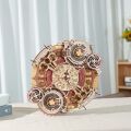 RoboTime Mechanisches 3D-Puzzle aus Holz Uhr mit Kalender